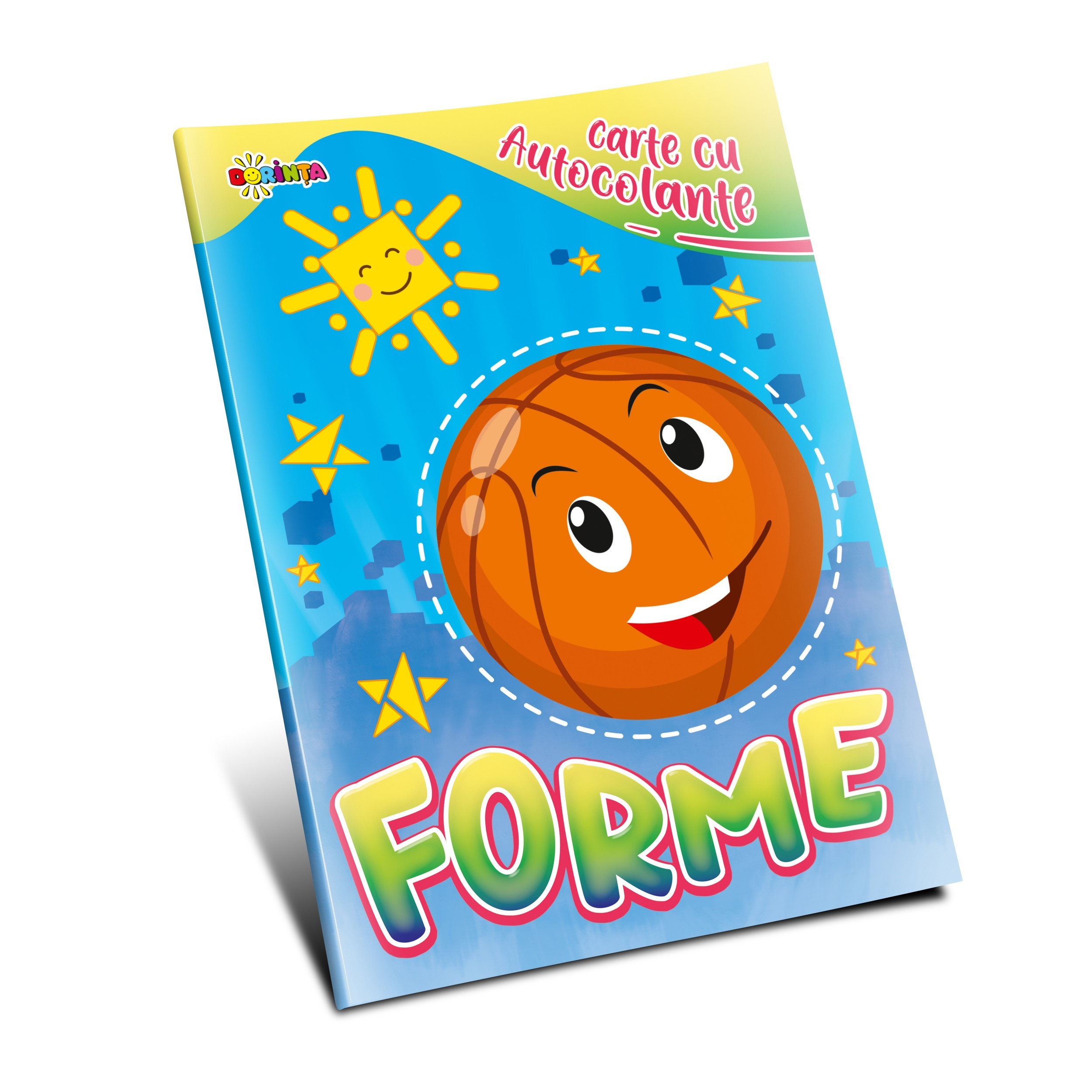 Carte cu autocolante - Forme
